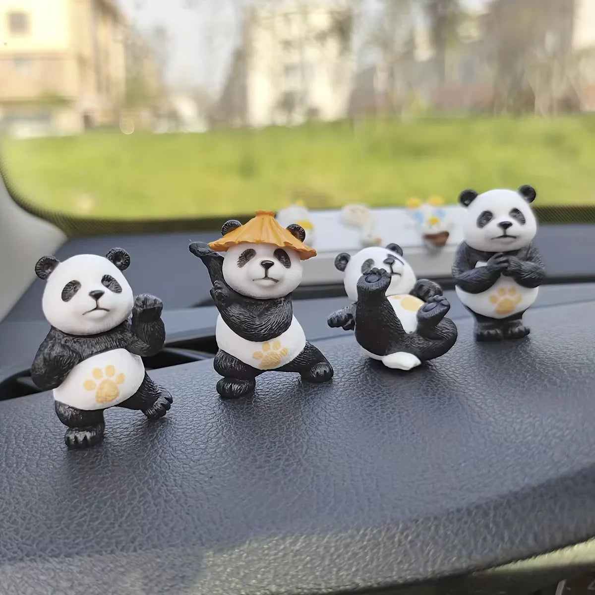 Pandas Decorativos Set de 4