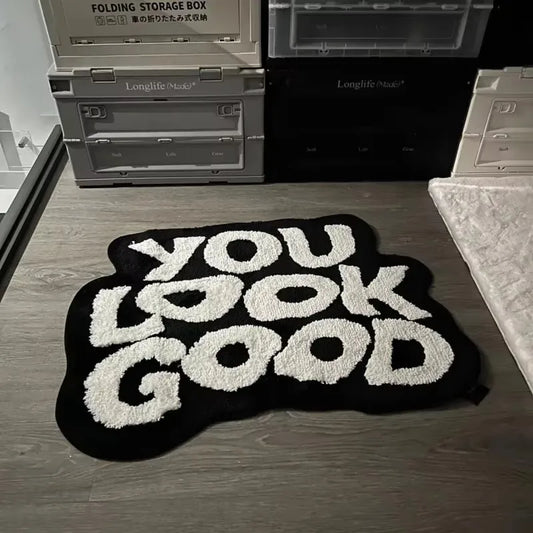 Alfombra Decorativa "You Look Good"