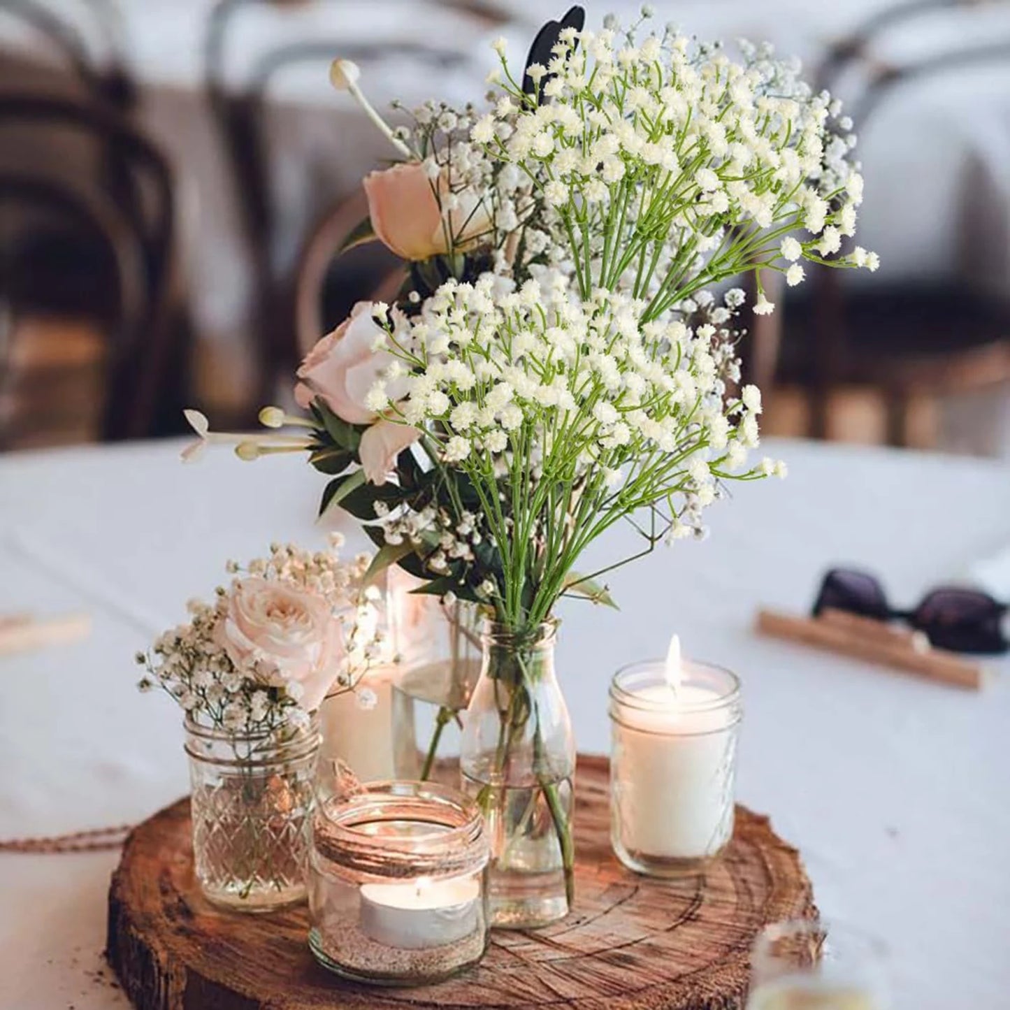 Flores Artificiales de Gypsophila – Decoración para Hogar