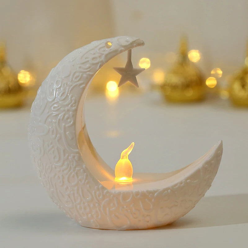 Portavelas Árabe estilo Estrella y Luna