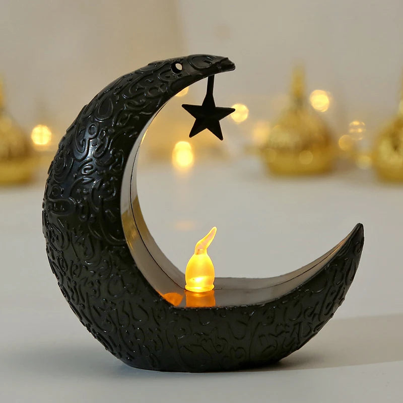 Portavelas Árabe estilo Estrella y Luna