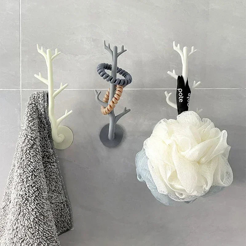 Gancho Decorativo de Pared en Forma de Rama