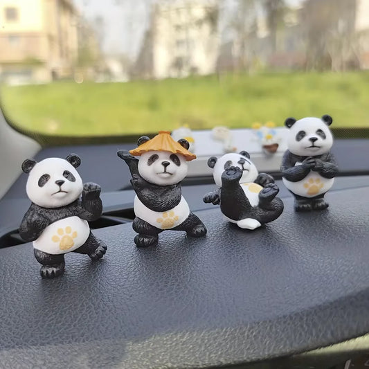 Pandas Decorativos Set de 4