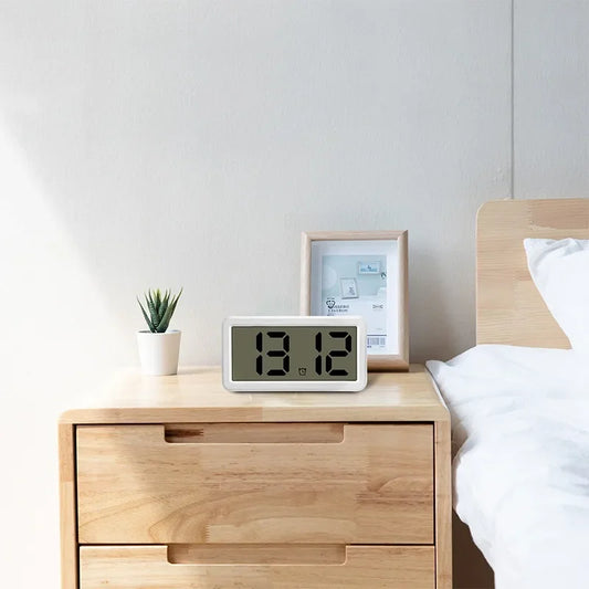 Reloj despertador digital LCD con alarma y pantalla de fecha
