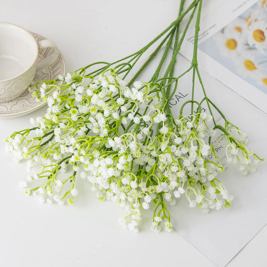Flores Artificiales de Gypsophila – Decoración para Hogar