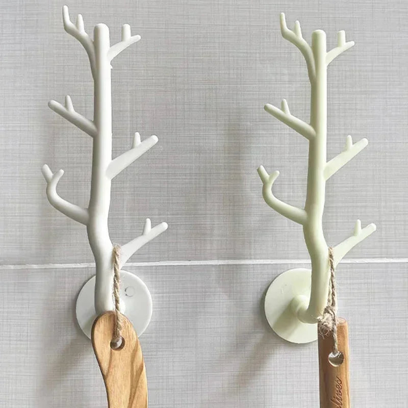 Gancho Decorativo de Pared en Forma de Rama