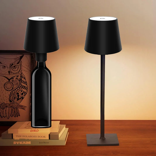 Lámpara de mesa LED táctil recargable e inalámbrica