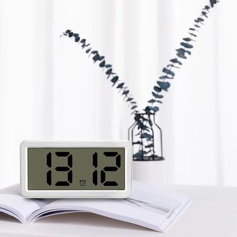 Reloj despertador digital LCD con alarma y pantalla de fecha