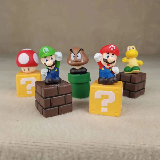 Set de 5 Figuras de Acción Super Mario