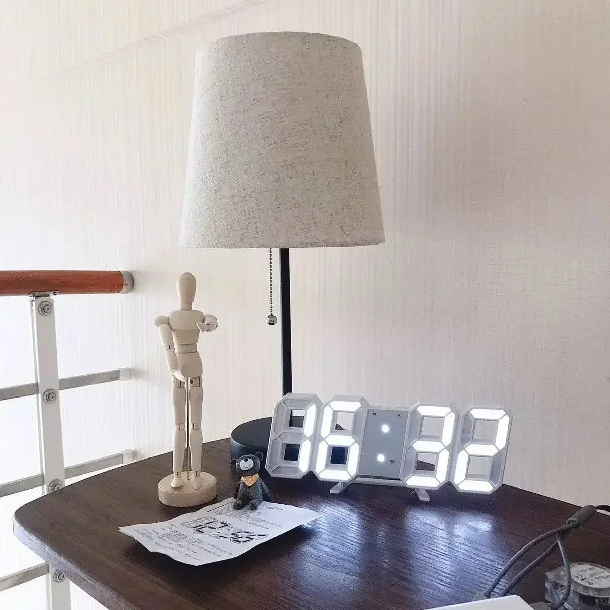 Reloj Digital LED 3D