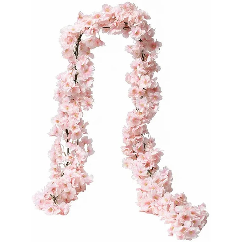 Guirnalda Artificial de Flor de Cerezo para Decoración y Eventos