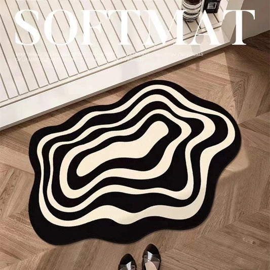 Alfombra de baño antideslizante de secado rápido