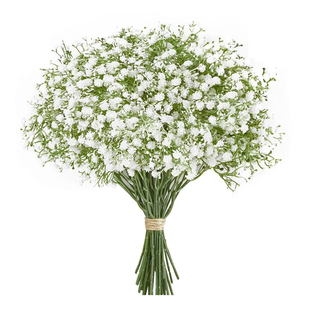 Flores Artificiales de Gypsophila – Paquete de 10/15 Unidades