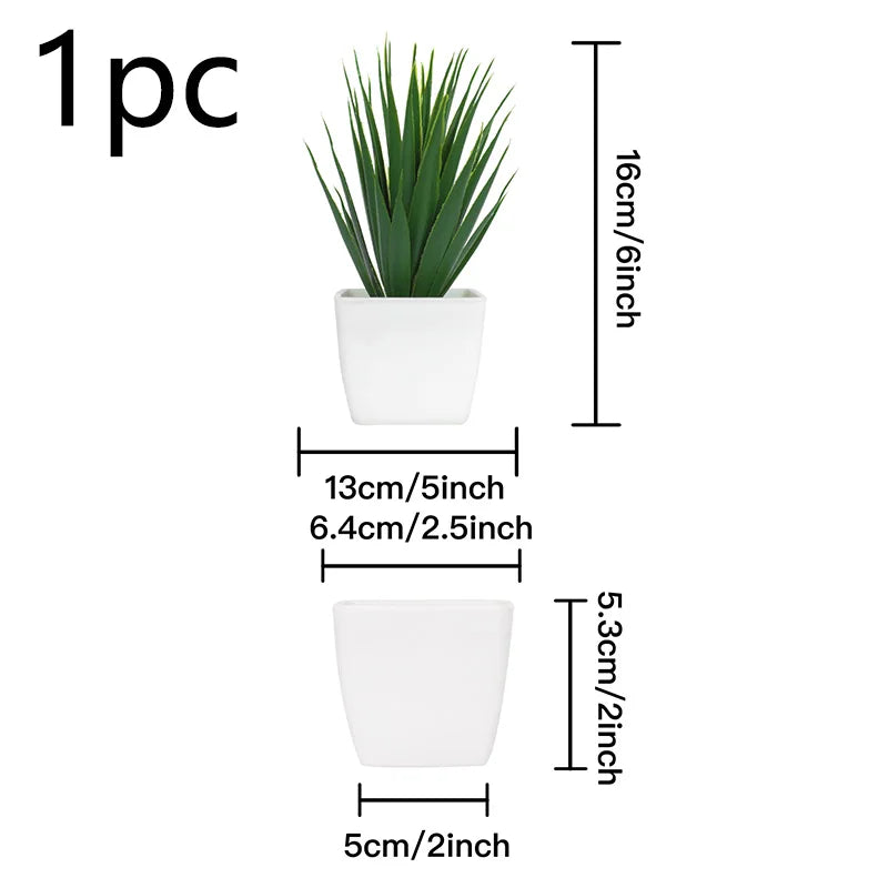 Planta Decorativa Simulada – Maceta para Hogar y Oficina