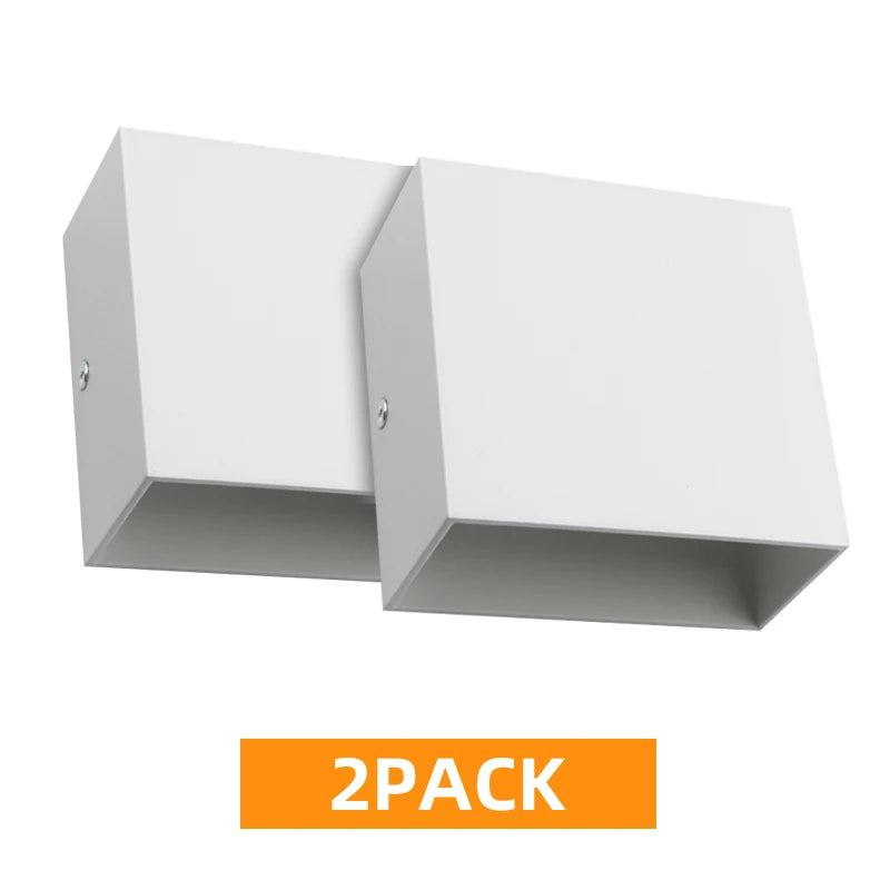 Pack de 2 apliques de pared LED modernos