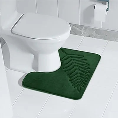 Alfombra de baño viscoelástica antideslizante, extra suave y cómoda