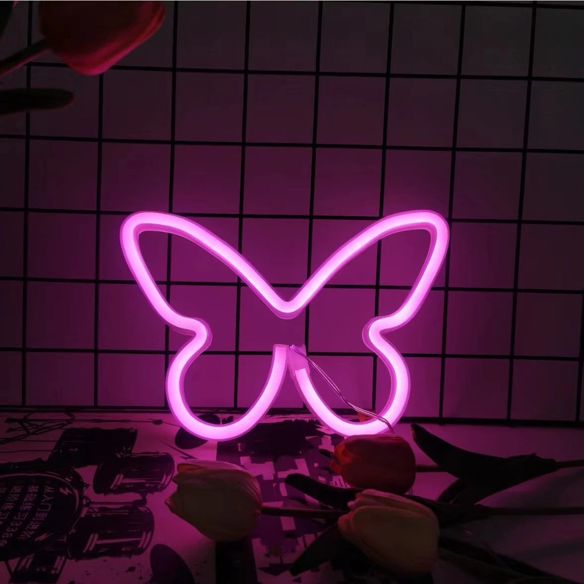 Letrero LED de Neón – USB/Batería para Decoración de Pared