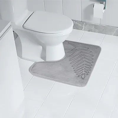 Alfombra de baño viscoelástica antideslizante, extra suave y cómoda