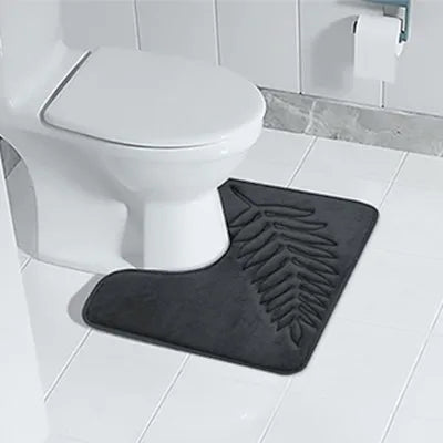 Alfombra de baño viscoelástica antideslizante, extra suave y cómoda