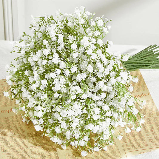 Flores Artificiales de Gypsophila – Paquete de 10/15 Unidades