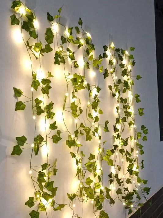 Guirnalda LED de Hiedra Artificial – 2 Metros