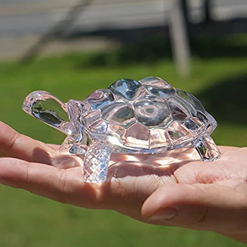 Figura de Tortuga de Cristal