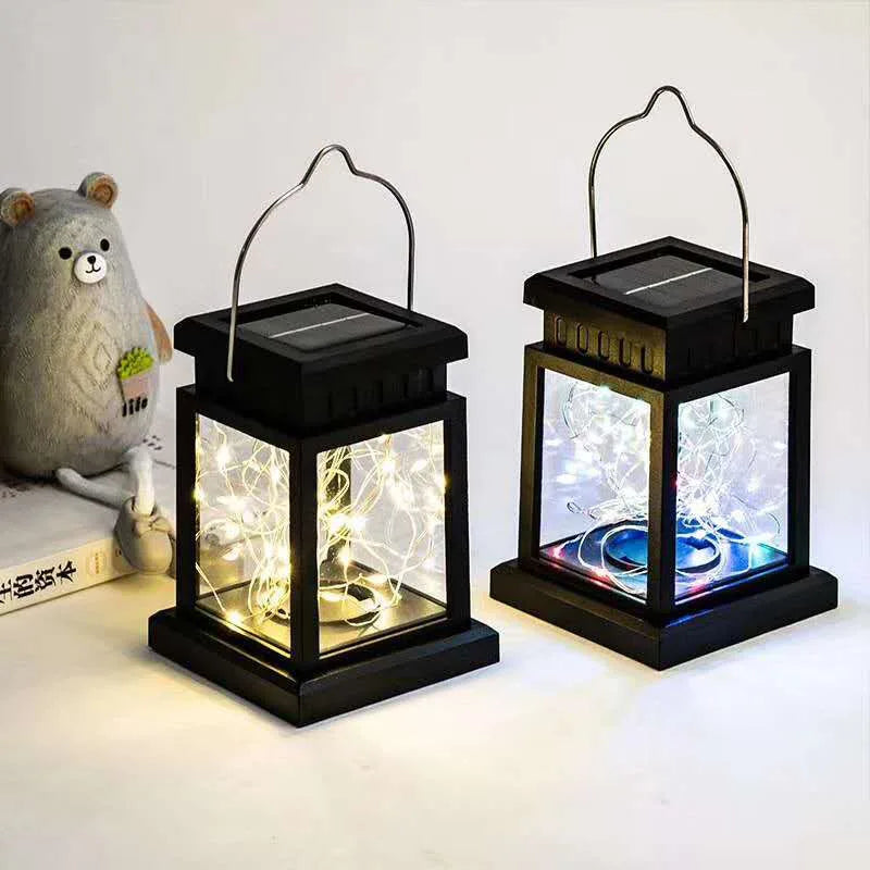 Farol solar LED decorativo para jardín, terraza o balcón