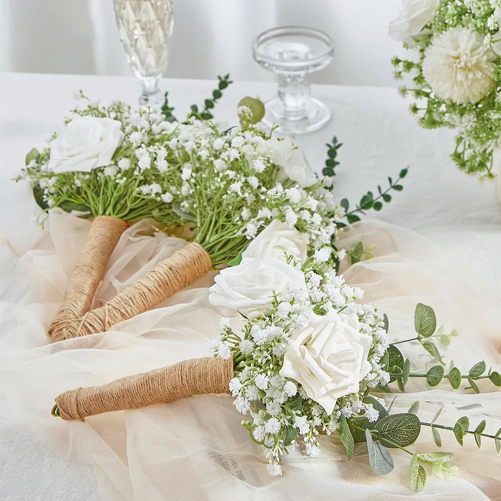 Flores Artificiales de Gypsophila – Paquete de 10/15 Unidades