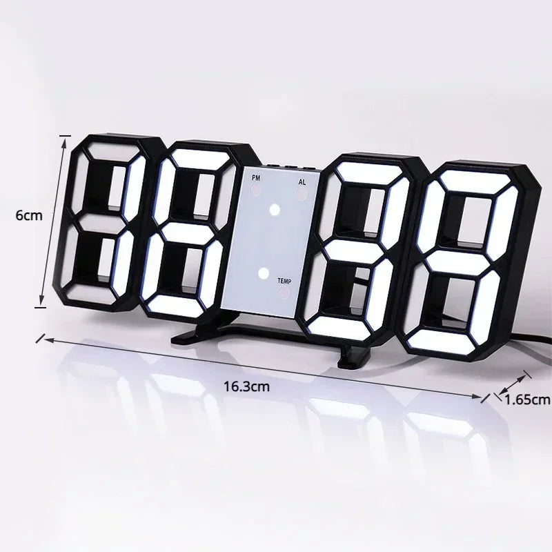 Reloj Digital LED 3D