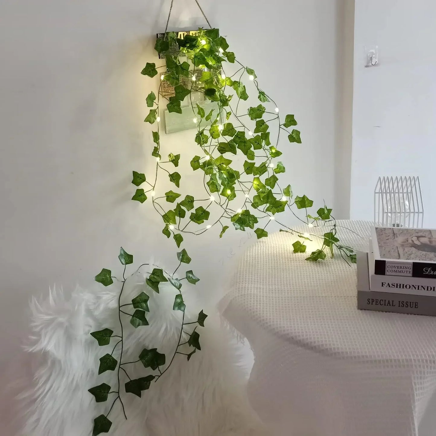 Guirnalda LED de Hiedra Artificial – 2 Metros