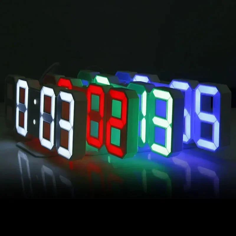Reloj Digital LED 3D